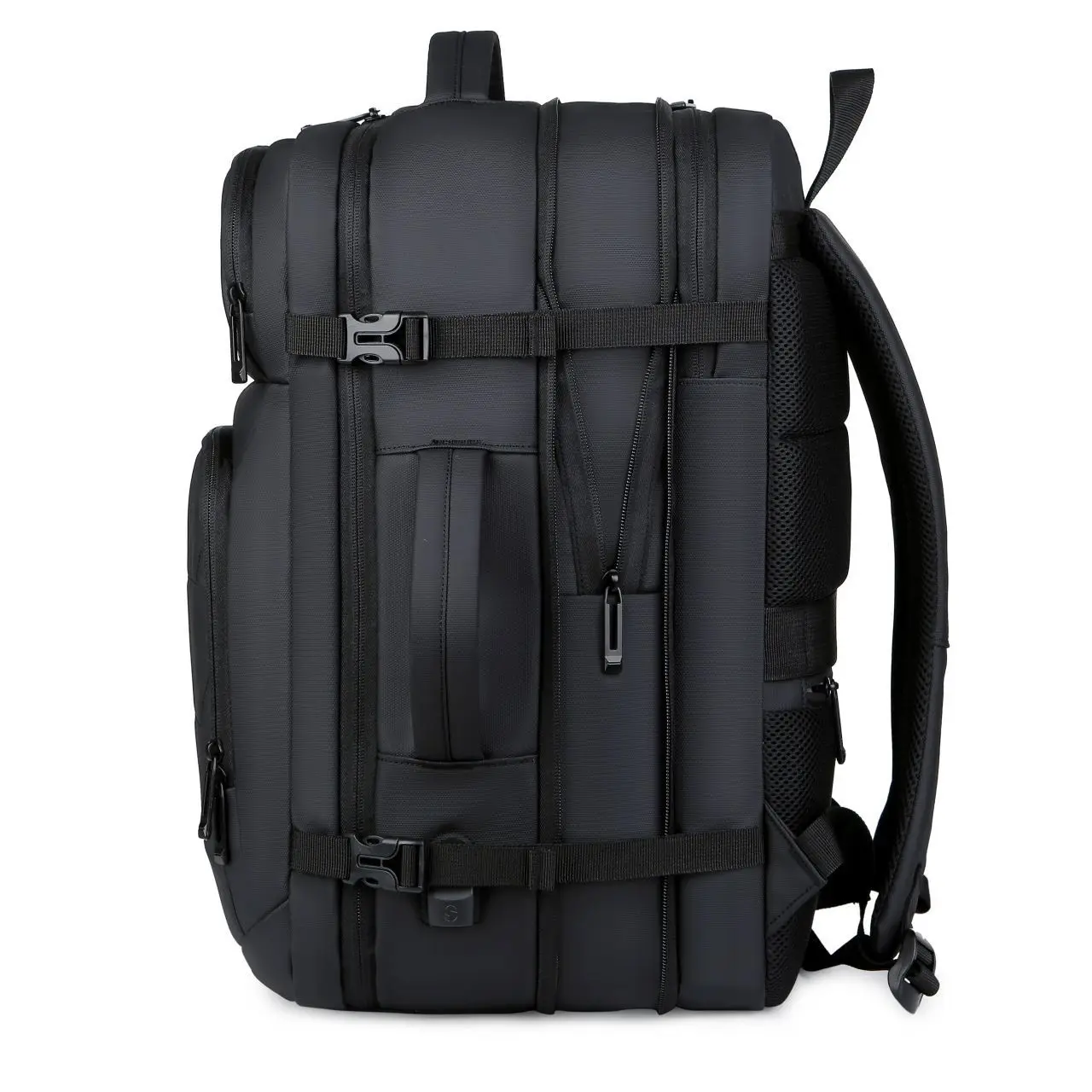 Business Laptop Backpack for Men,Travel Bag with USB Charging Port,Carry-On Daypack for Work & Short Trips,Weekender Bag
