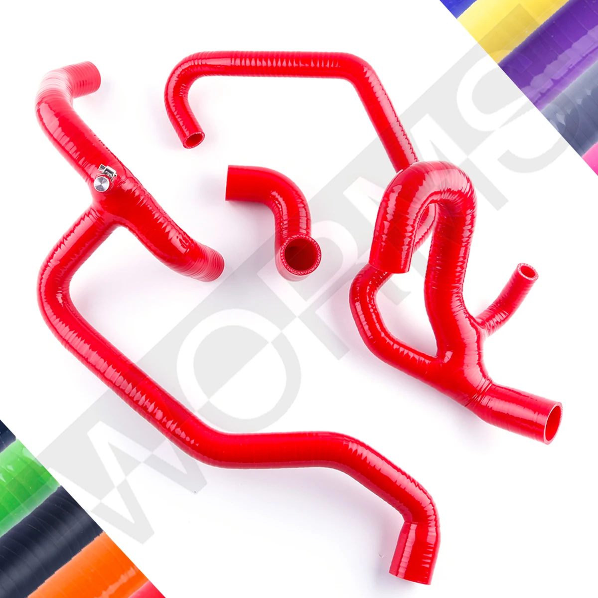 For Land Rover Discovery 2 TD5 4.0L V8 1998-2004 Silicone Coolant Radiator Hose Tube Kit 1999 2000 2001 2002 2003