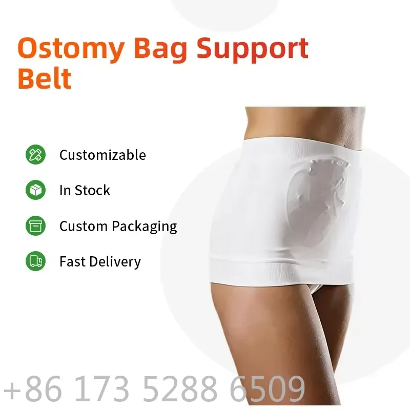 AP01 for Soft Elastic Ostomy Abdominal Support Belt 3 Color Options White Reduce Irritation for Stoma Patients
