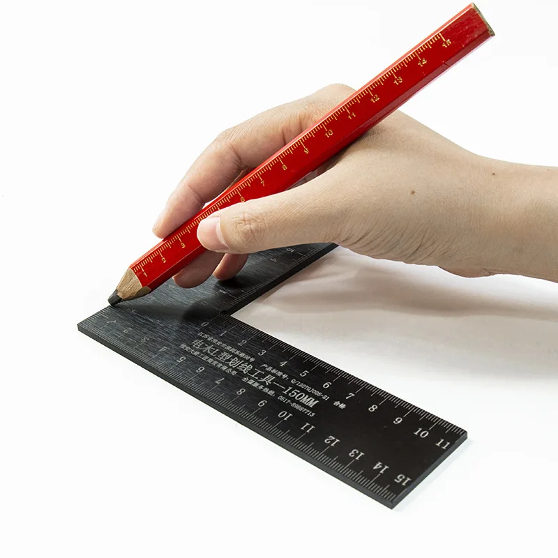 L Bakelite Combination Right Angle Ruler Insulated Non-static 90° Angle Gauge Measuring Plotting Woodworking Measurement Tools