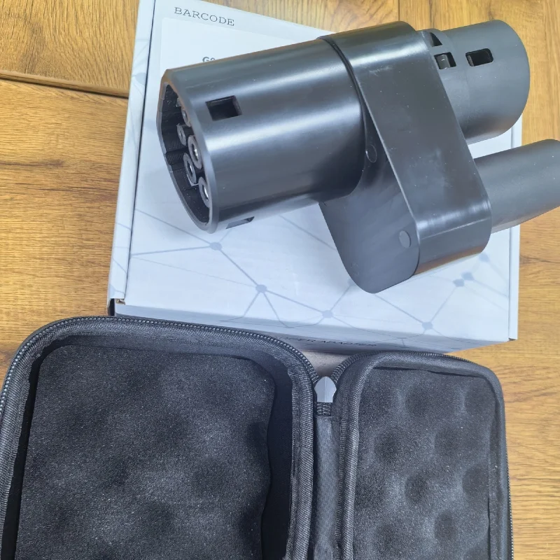 Adattatore per compressore EV per auto da CCS2 a tipo2 UE Adattatore di ricarica per veicoli elettrici CA 210A Convertitore 410V