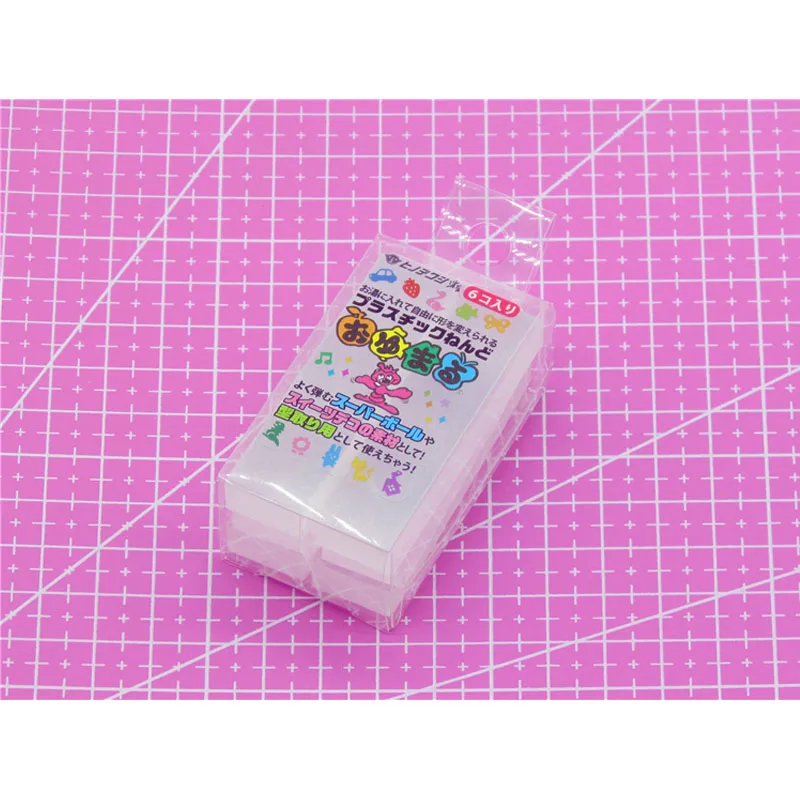 6pcs/bag Japan Imports Full Transparent Plastic Resin Freedom Crystal Soil for Modeling DIY