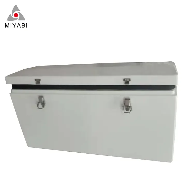 Fiberglass Marine Pontoon Dock Storage Box Gelcoat Waterproof Fiberglass Product FRP Tool Boxes