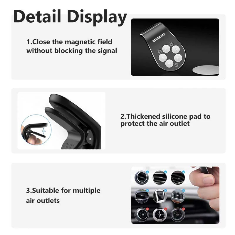 Adjustment Car Air Vent Phone Holder Anti-shake Protective Bracket For BMW M M2 M3 M4 M5 M6 E46 E90 E60 F30 E39 X1 X3 X4 X5