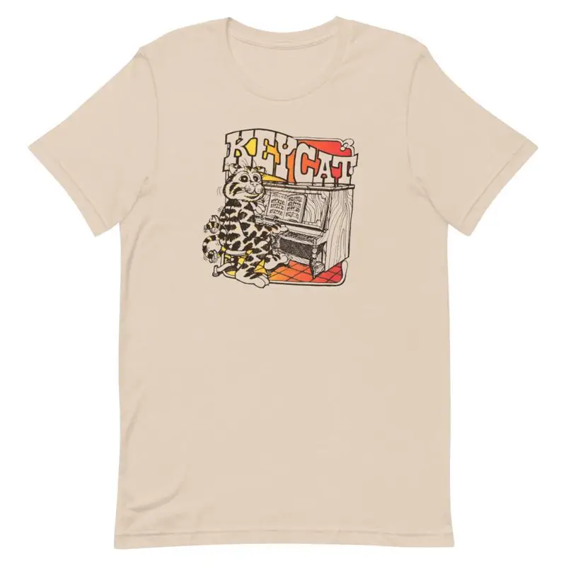 

Keycat 80S Style Key Cat T Shirt