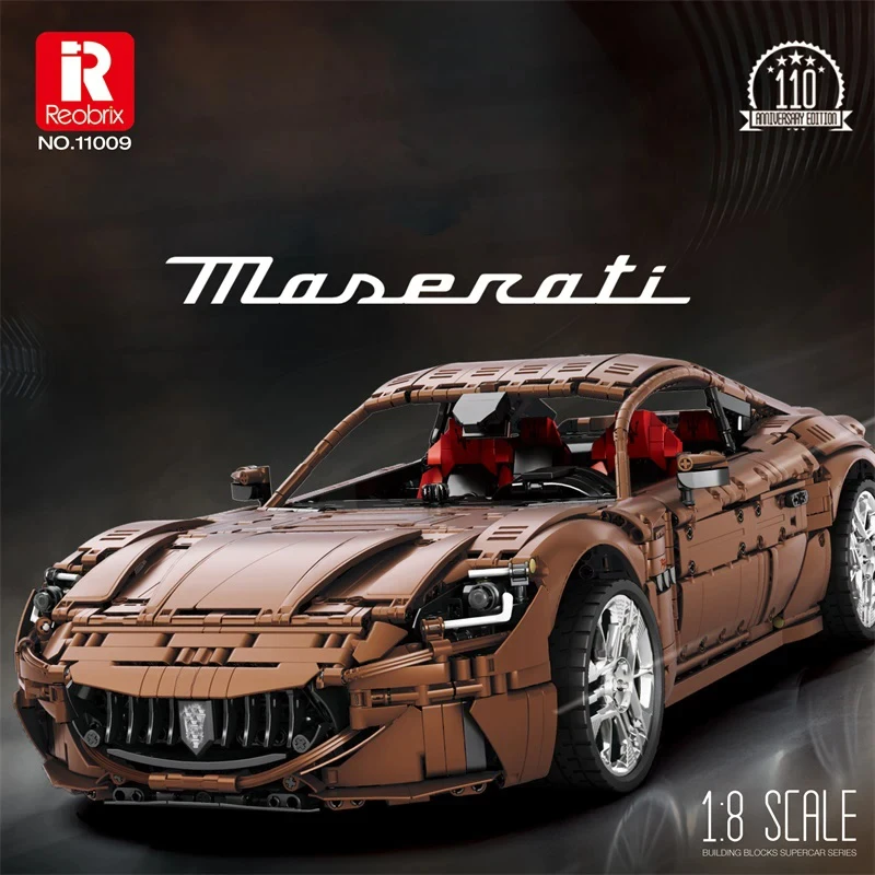 

5480 шт. MOC технический 1:8 спортивный автомобиль GranTurismo строительные блоки кирпичи модель игрушки для сборки для мальчиков Рождественский подарочный набор