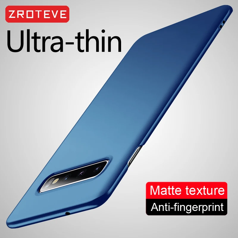 S10 Plus Case ZROTEVE Ultra Slim Hard PC Frosted Cover For Samsung Galaxy S10 E S8 S9 Plus S10E Lite 5G Shockproof Phone Cases