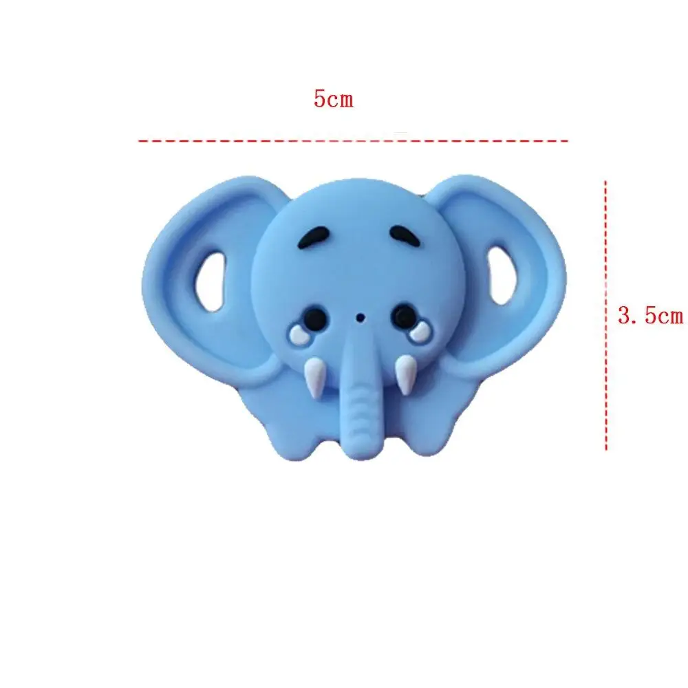 0-3 Years Newborn Little Animals Full Silicone Pacifiers Photography Accessories Elephant BPA Free Available For  Perfect Gif