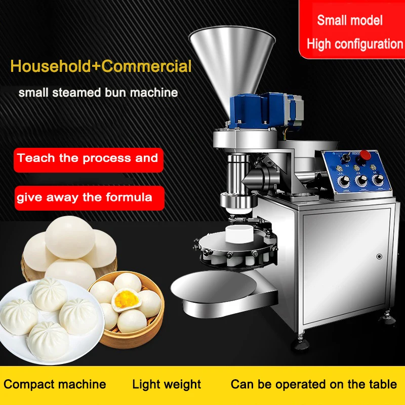 Full Automatic Commercial Desktop Steamed Bun Machine Multi Functional steamed buns Pure White Sugar Steamed Buns Small Steamed