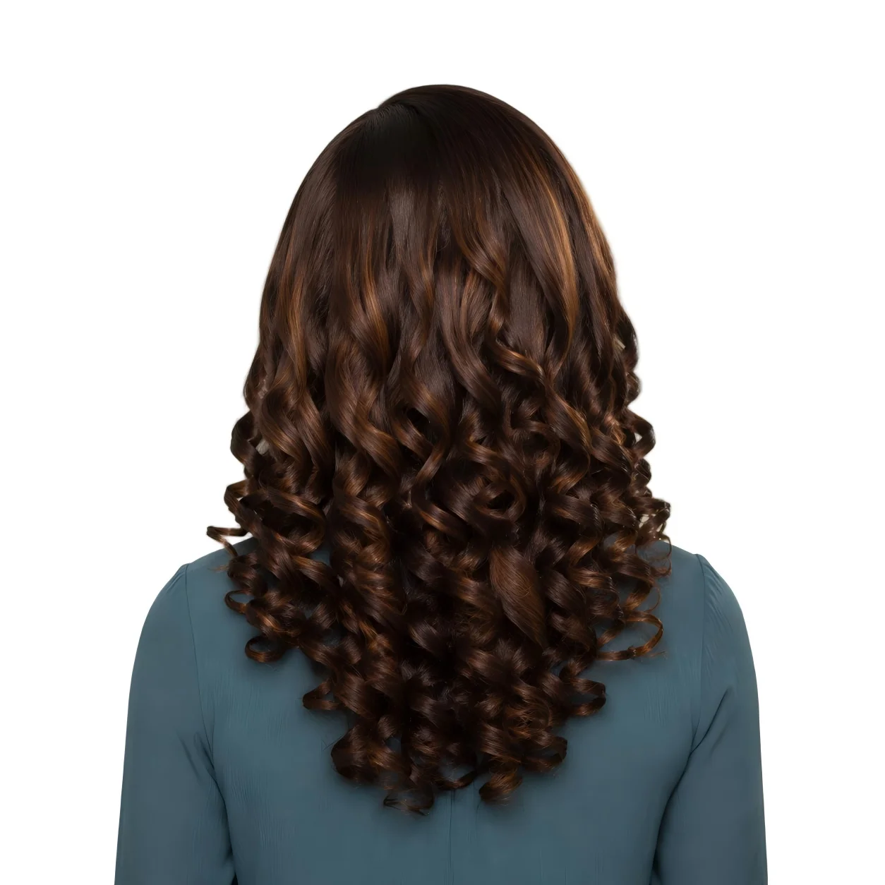 TIMOPOL 13x4 High-Definition Lace Front 066C Curly Human Hair Wig, P4/27 Gray-Brown High-Gloss Style, 20-24 Inches, Pre-Stretched Glue-Free Wig, Hand-Woven Wig, Suitable for Daily Life, Can Be Worn in 3 Seconds.