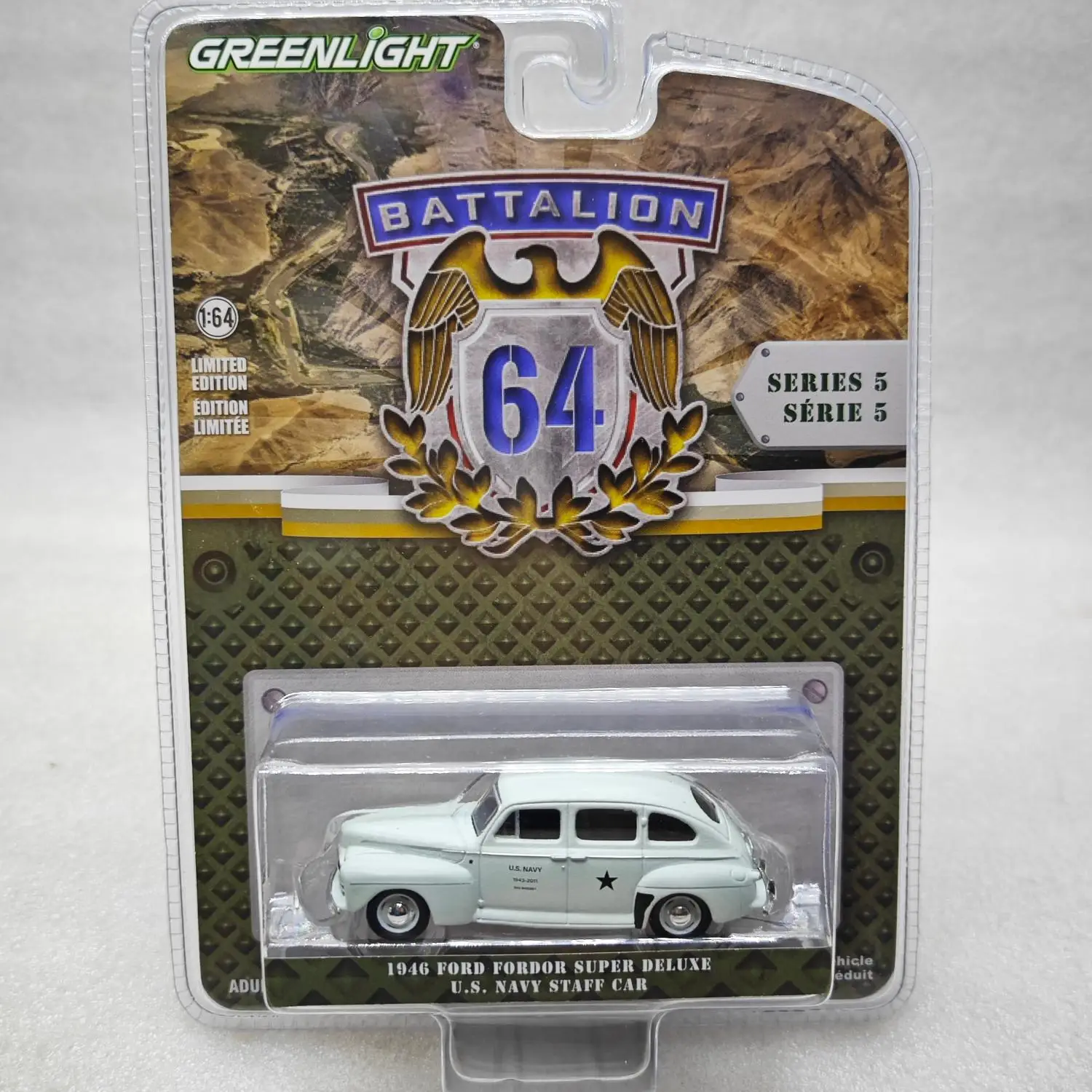 

Model Series 5 - 1946 Ford Fordor Super Deluxe - U.S. Navy Staff Cart oys