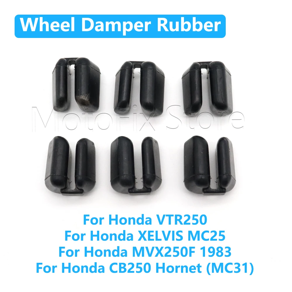 

For Honda VTR250 CB250 Hornet MC31 XELVIS MC25 MVX250F 1983 Motorcycle Hub Sprocket Damper Rear Wheel Drive Rubber Buffer Kit