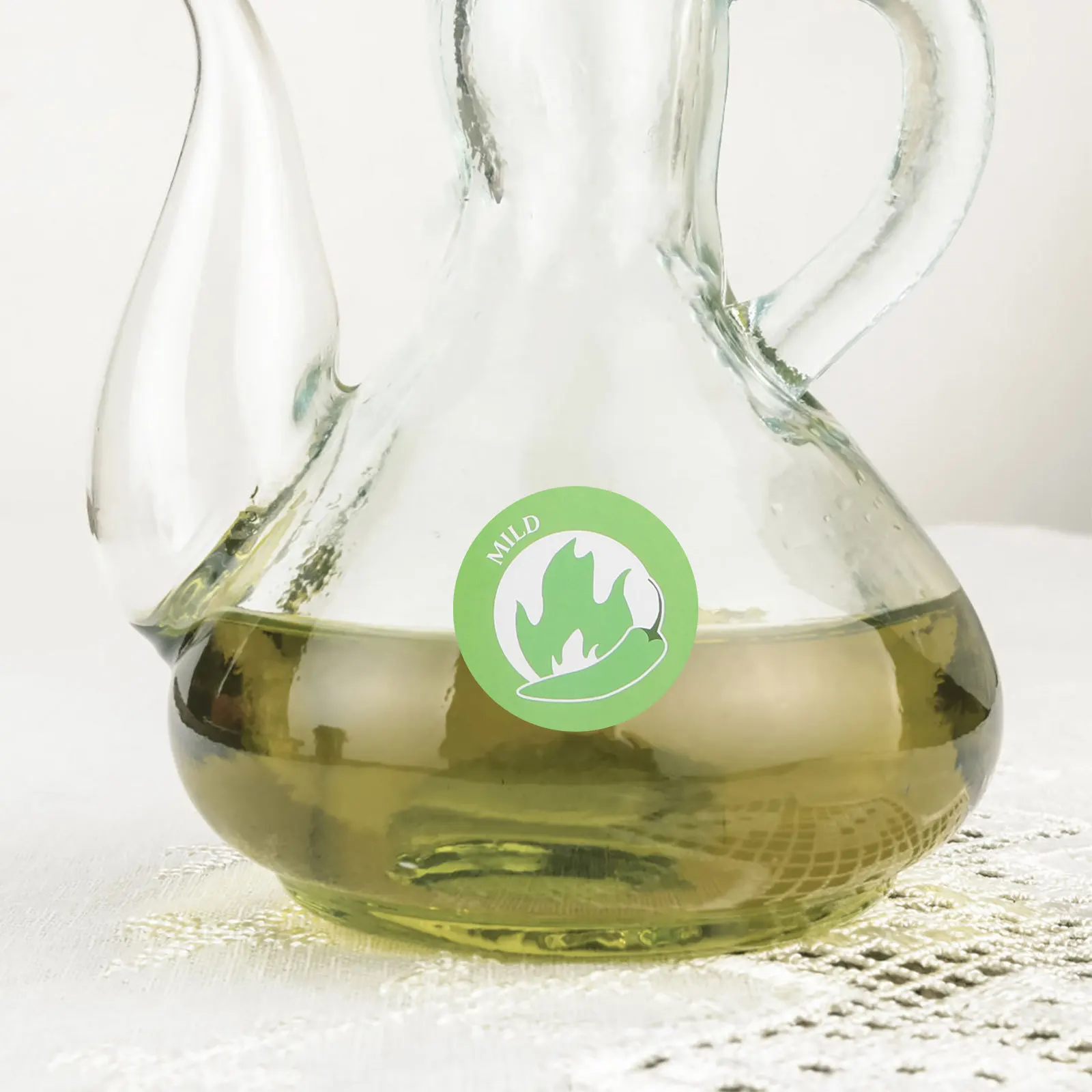 

10 Sheets Spicy Warning Decals Chili Pepper Stickers Hot Sauce Labels Food Caution Signs Spice Level Indicators