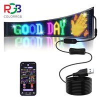 Multi-Purpose RGB LED Scroll USB Programmable Flexible LED Matrix Display Panel with Bluetooth, App Controlled, LED Sign