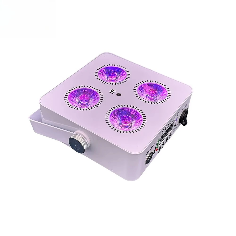 Wireless Battery Powered Rechargeable PAR Light for HTA 4x18W RGBWA UV LED Stage Lighting DJ Party Portable Wash Light for