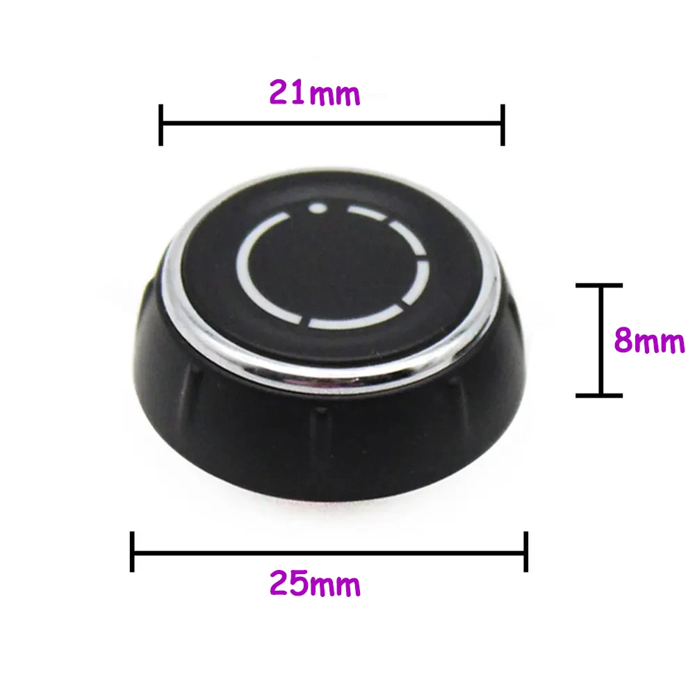 Car Dashboard CD Player Audio Volume Radio Knob Cover Multi-Media Control Switch Button For Porsche 7P5 970 95B 718 911