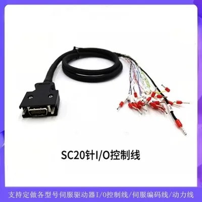 SCSI 20/26/36/50Pin IO Connector Signal Cable.PLC Control.For Mitsubishi Servo Motor Drive CN1 MR-J4JEJ3 MR-J3CN1 A6 A5 A4 X3 X8
