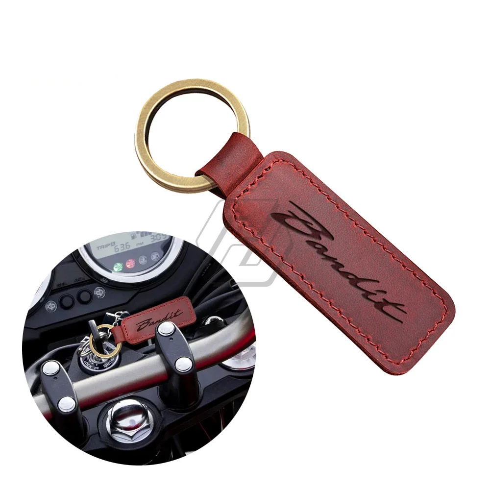 

Motorcycle Cowhide Keychain Key Ring Case for Bandit 150 400 1200 1250 1250S