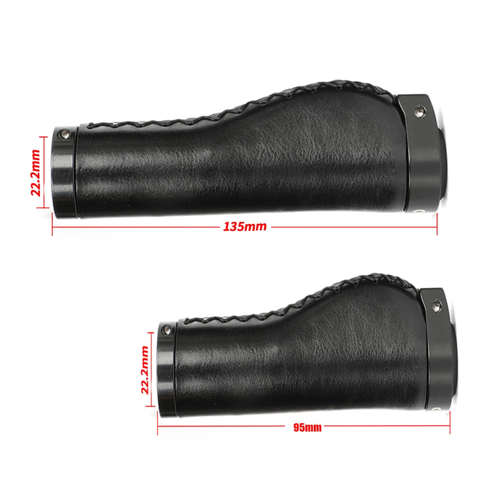 Mtb Grips Electric Bicycle Anti-skid Wear-resistant Meat Ball Grip General Bicycle Accessories Bicycle Leather Handlebar Grip