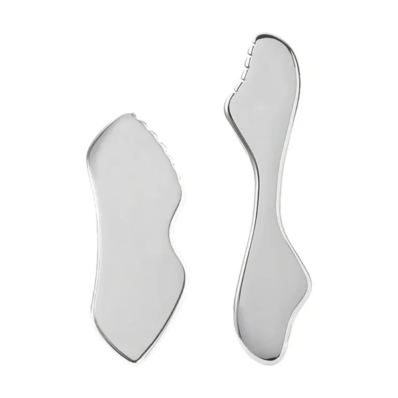

{MX} Ролик для лица Gua Sha Beauty Face Neck Массажный инструмент из нержавеющей стали Подтяжка кожи Лифтинг лица Красота Уход Массажный ролик