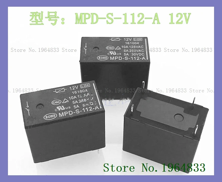 MPD-S-112-A: Evaluación detallada de un relé de 12 V y 5 A para aplicaciones industriales y electrónicas