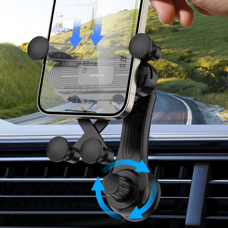 

Gravity Car Phone Holder in Car Air Vent Mount Mobile Phone Stand Supports for IPhone Xiaomi Samsung Huawei Cell Car Holder