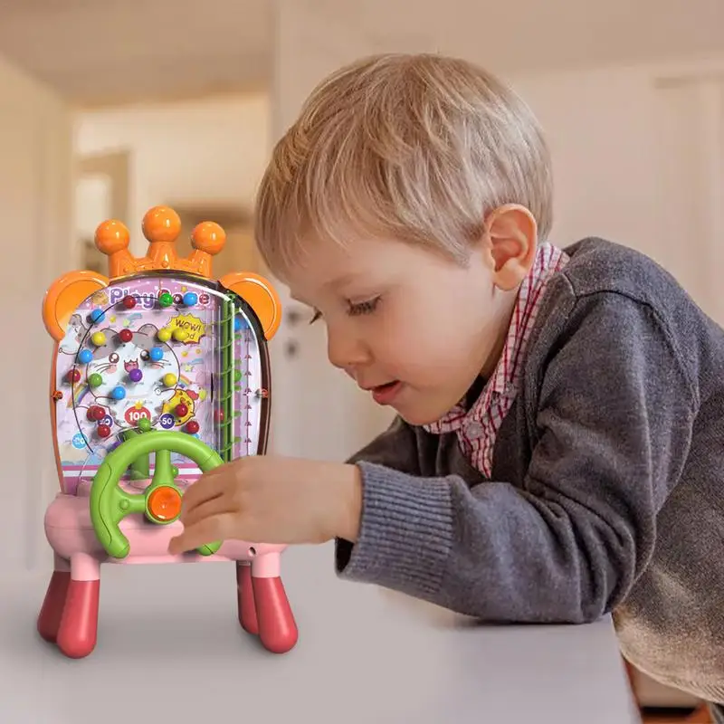 Juguete de laberinto de cuentas Montessori, juguete de gota de bola con música, habilidad motora fina, aprendizaje temprano, regalos de cumpleaños y Navidad