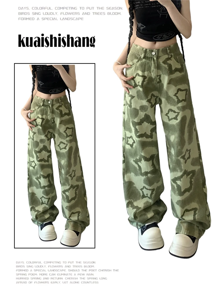 Winter dames denim broek Japanse Abi Y2K streetwear wide fit baggy jeans grunge cyber punk nieuw in harajuku cowboy vriendje