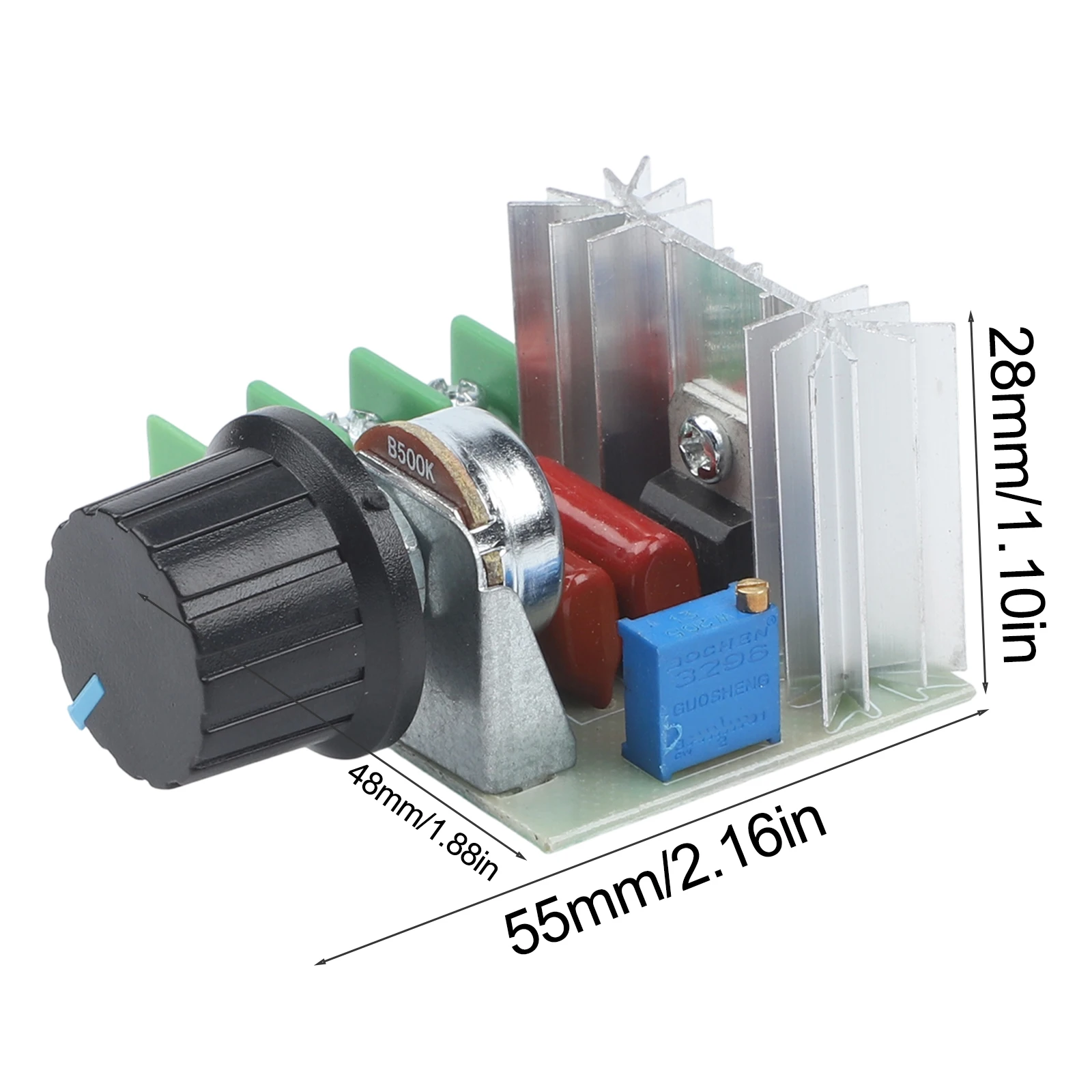 Functional Voltage Regulator Thermostat Motor Plastic 220V Easy Installation Heavy-duty High-performance Functional
