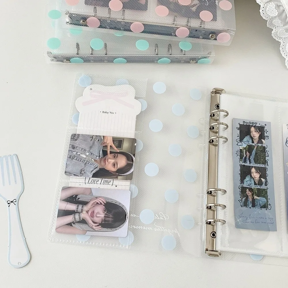 A5 Size Loose Leaf Binder Cover 3 Inch Width Clear Transparent DIY Journal Organizer No Inner Pages Ring Type Binding