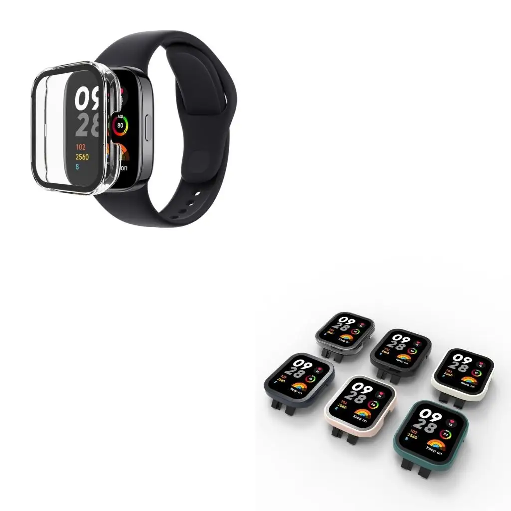  For Watch 3 Watch Screen Protector-Tempered Film+Case All-inclusive Bumper-Shell