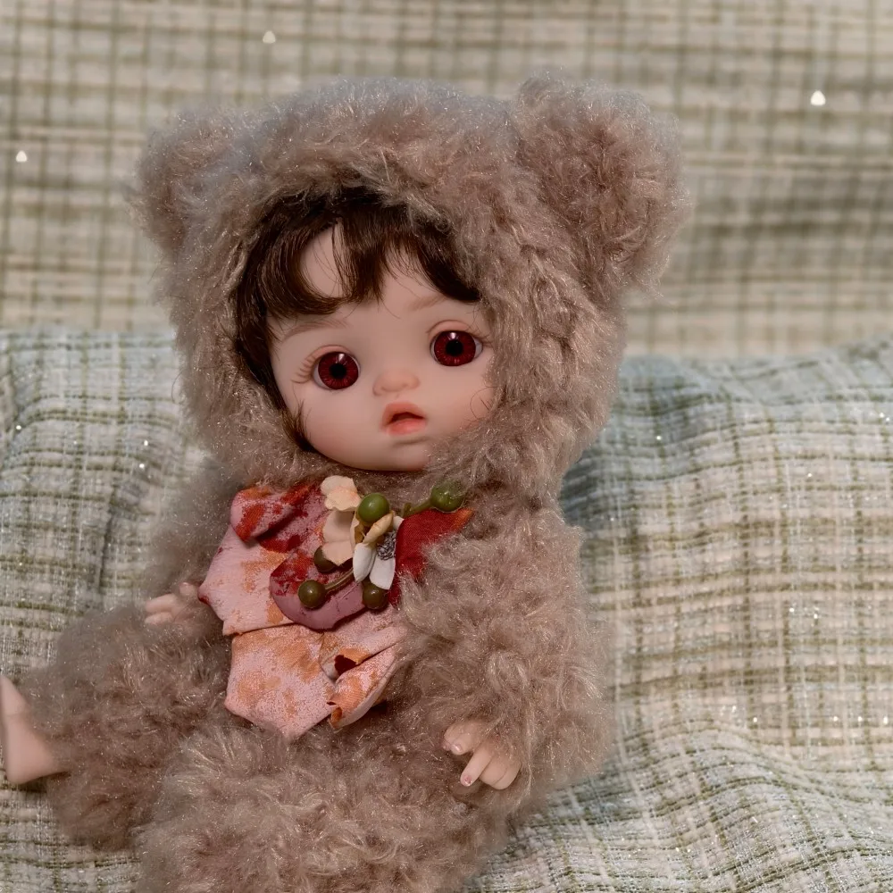 10インチ クローバレイ リアルなビニール製ドール リボーンドール ブラウンベアドール オリジナル 高彩度 手作り 本物そっくり 3Dスキン キッズトイ