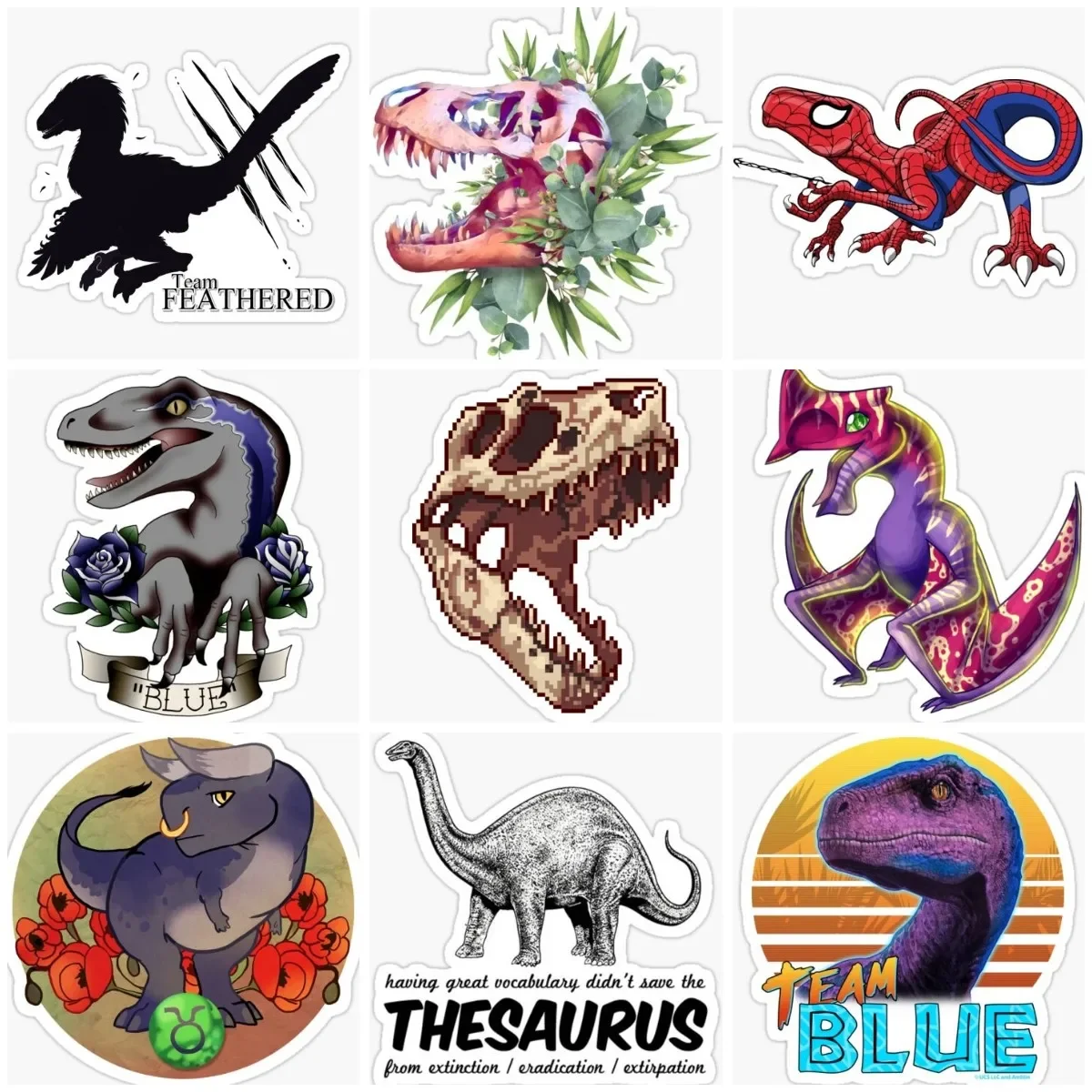 

T REX Dinosaur Fossil Skull Creative Sticker Motorcycle Truck Window Car Accessories Camper Laptop Bicycle Room Van Glass Decal