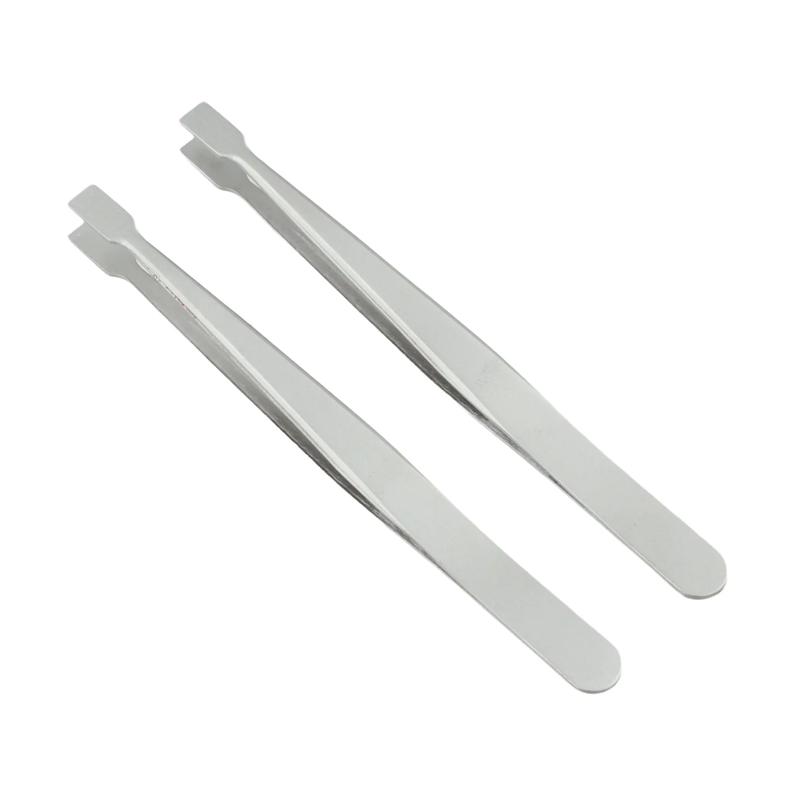 Stainless Steel Flat Tweezers Set for Collectors Handling Stamps Documents and Industrial Applications with Build - view 3