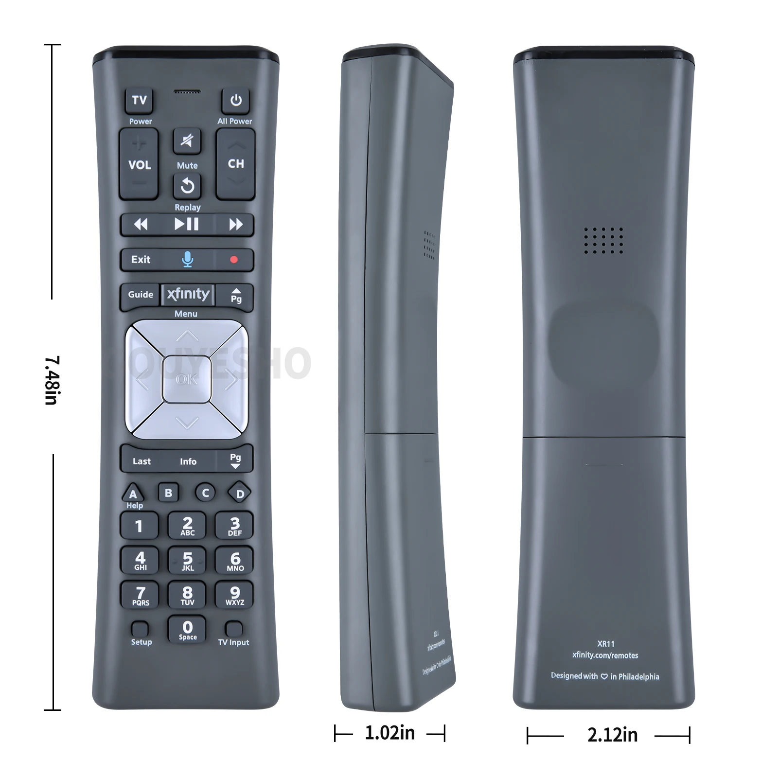 جديد لكومكاست/Xfinity XR11 قسط صوت المنشط كابل التلفزيون الخلفية التحكم عن بعد V2-U X1 سلسلة ، XG1 ، Xi3