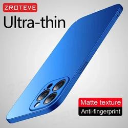 For iPhone16 Pro Max Case ZROTEVE Luxury Slim Matte Hard PC Cover For iPhone 16 15 14 13 12 iPhone14 iPhone15 Plus Phone Cases