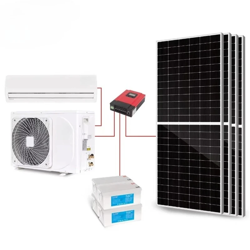 

9000 12000 18000 24000 BTU AC Aire acondicionado solar DC fuera de la red Aire acondicionado solar dividido Hogar