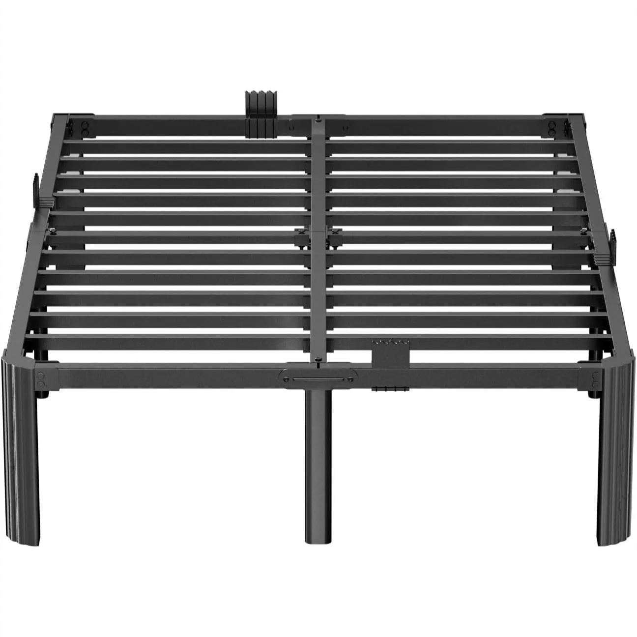 

14 Inch Full Size Metal Bed Frame, 3500LBS Heavy Duty Noise-Free, Headboard Compatible, No Box Spring Needed, Under-Bed Storage
