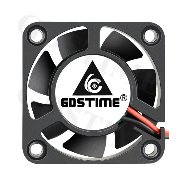 Gdstime 40mm Lüfter DC 5V 12V 24V 40MM*10MM Bürstenloser Lüfter 4CM Dual Ball Mini Lüfter 4010 Lüfter für 3D-Drucker Teile Kühlung – Detail 5