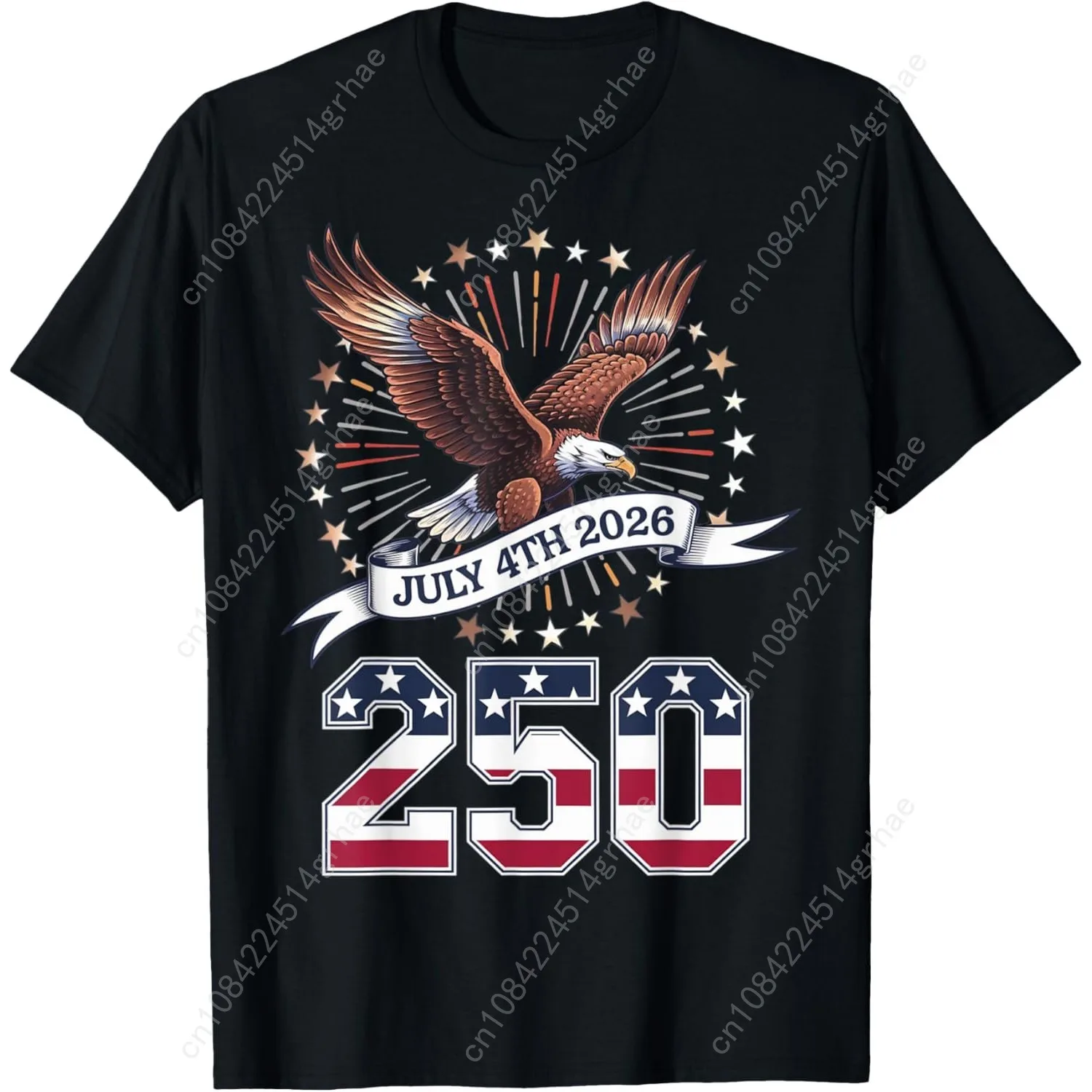

250th Anniversary Patriotic July 4th T-Shirt – USA 1776-2026 T-Shirt