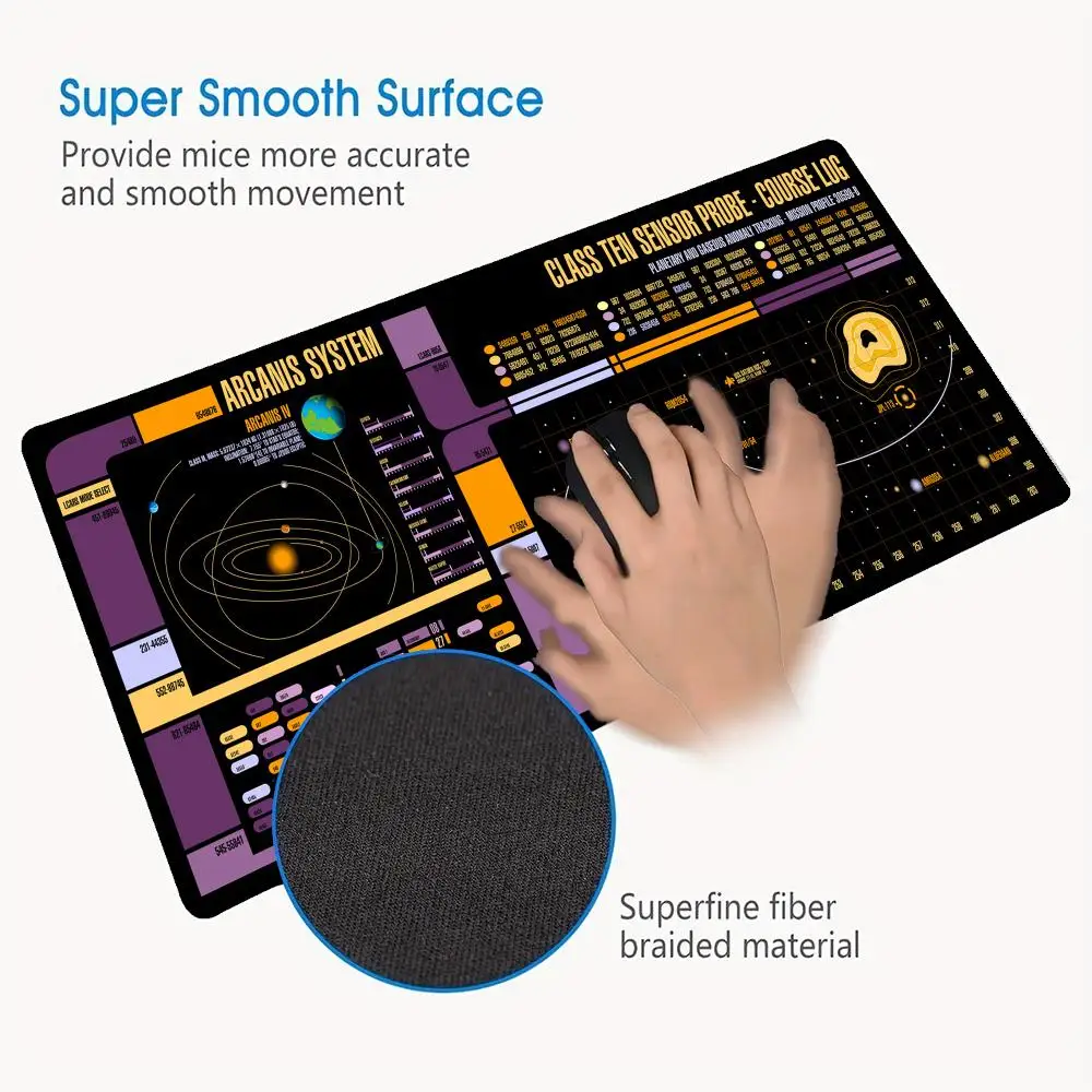 2026 جديد الإبداعية نمط الألعاب ماوس الوسادة المطاط المضادة للانزلاق منصات سطح المكتب الكمبيوتر سميكة لوحة المفاتيح ملحقات الكمبيوتر قفل الحافة