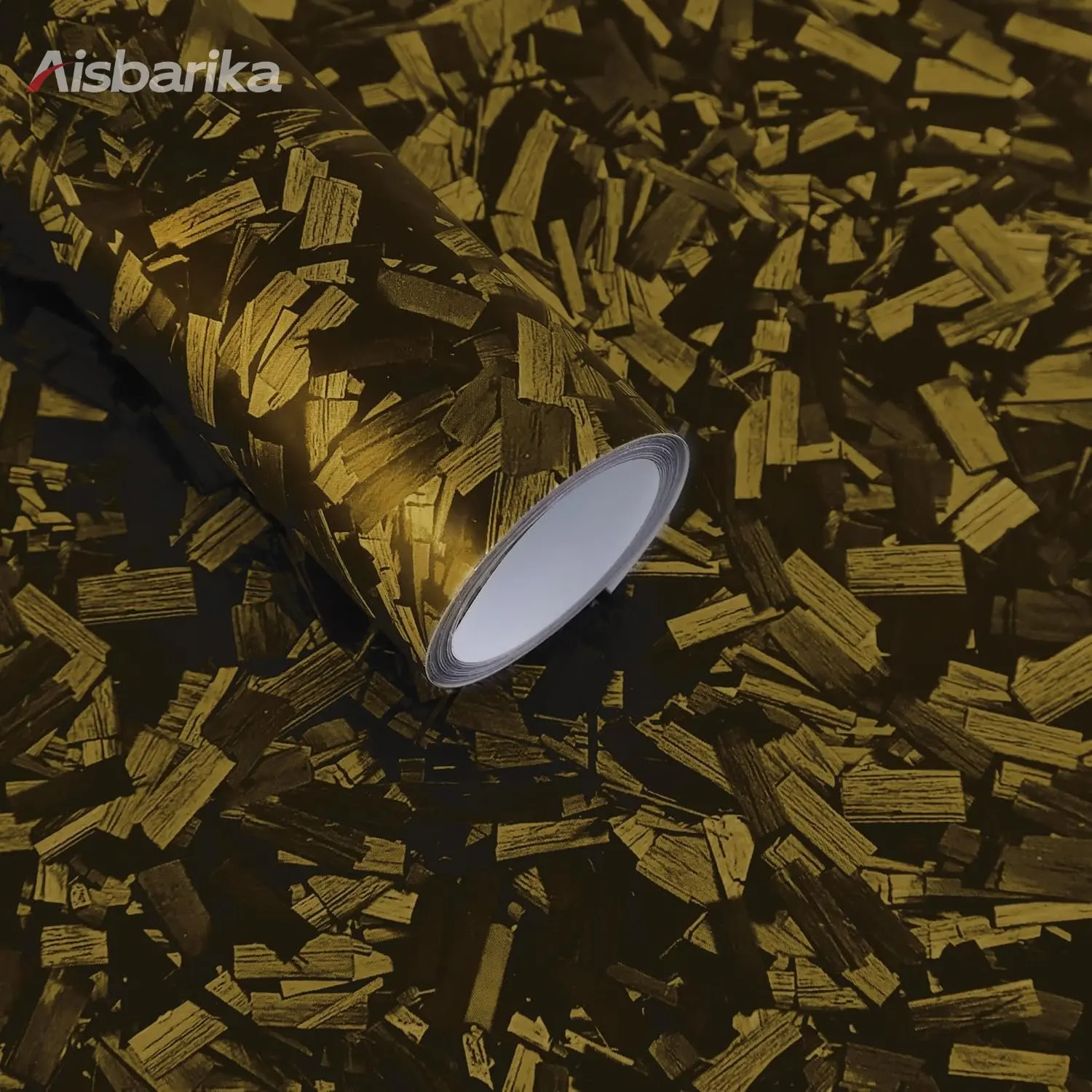 Матовая пленка 1,52*17 м, ПЭТ-материал, кованое углеродное волокно, виниловая пленка для автомобиля, наклейки на автомобиль