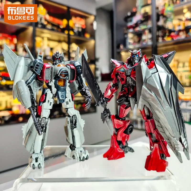 

Новинка Blokees: Классические фигурки-трансформеры «Тёмная луна» — Сентинел Прайм, Блitzwing. Подвижная модель, игрушка, подарок для мальчика.