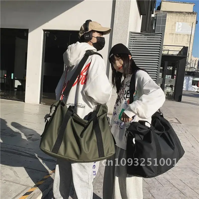Women Travel Bag Handbags Large Capacity Carry On Luggage Bags Men Tote Bag Gym Oxford Weekend Shoulder Sport Outdoor Waterproof