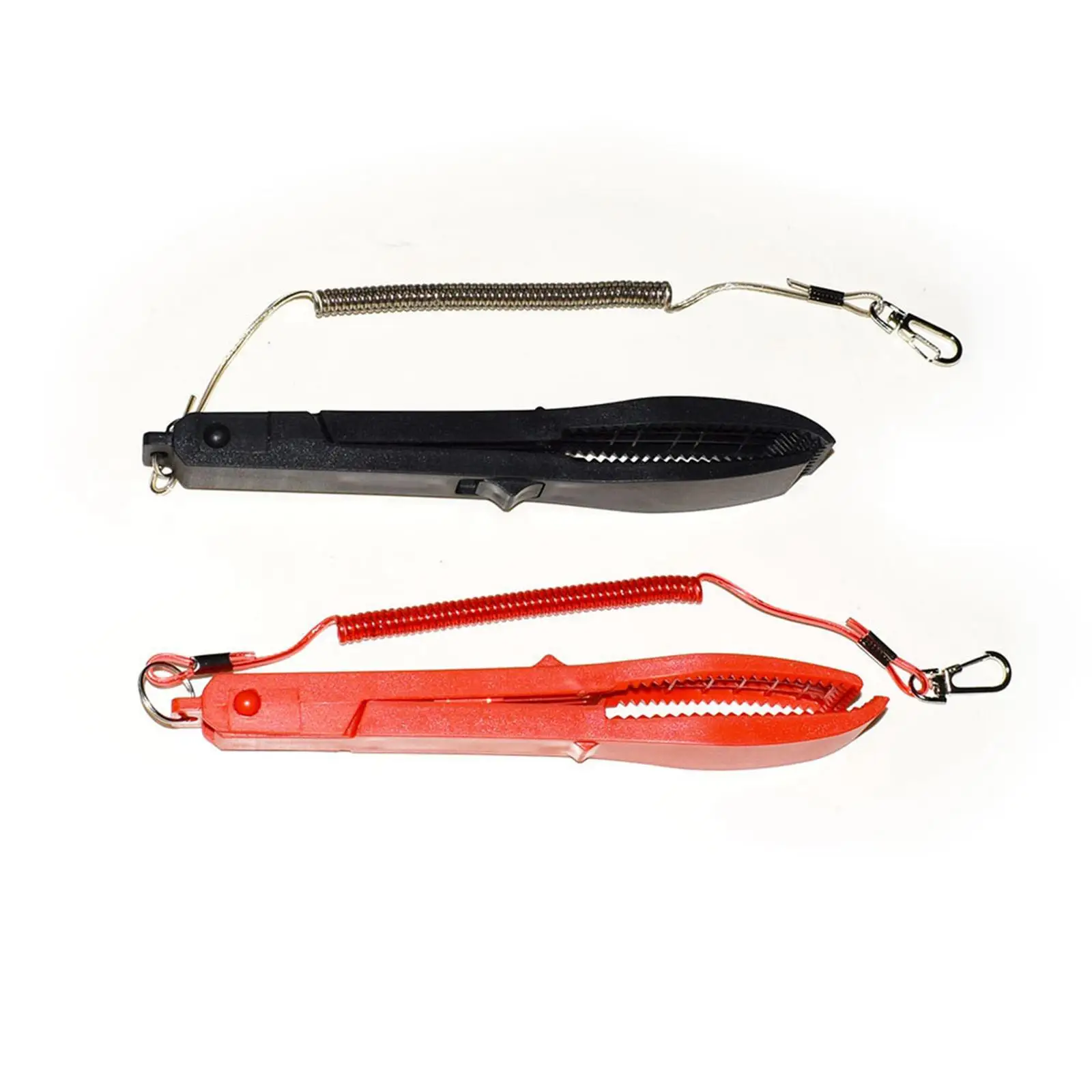 

Зажим-фиксатор для рыбы с надежным замком и карабином для хранения рыболовных принадлежностей