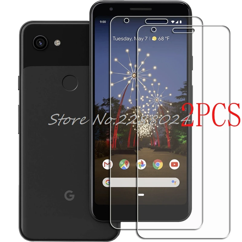 2PCS FOR Google Pixel 3a G020A, G020E, G020B Tempered Glass Protective on Google Pixel3a 5.6