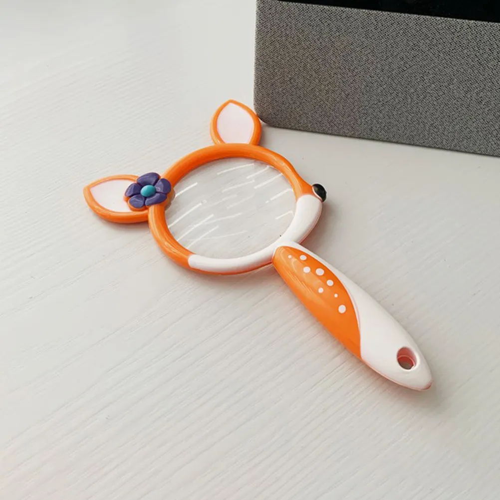 1Pcs Portable Kids Magnifier Simple Acrylic Lens Handheld Magnifying Glass for School Science Projects and Exploration Fun