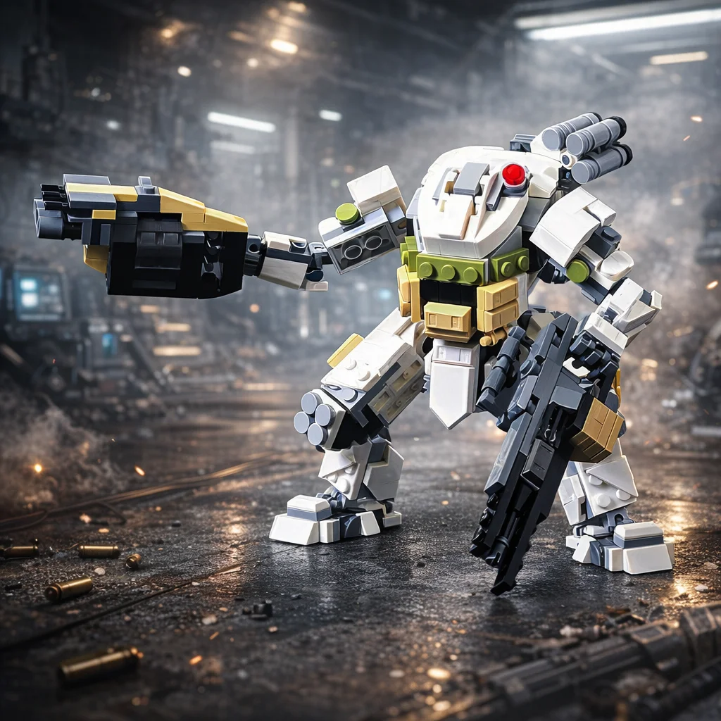 

Military Mecha Robot Building Blocks MOC Armored Walker DIY Assembly Toy Creative Gift for Kids Boys Collectible Bricks