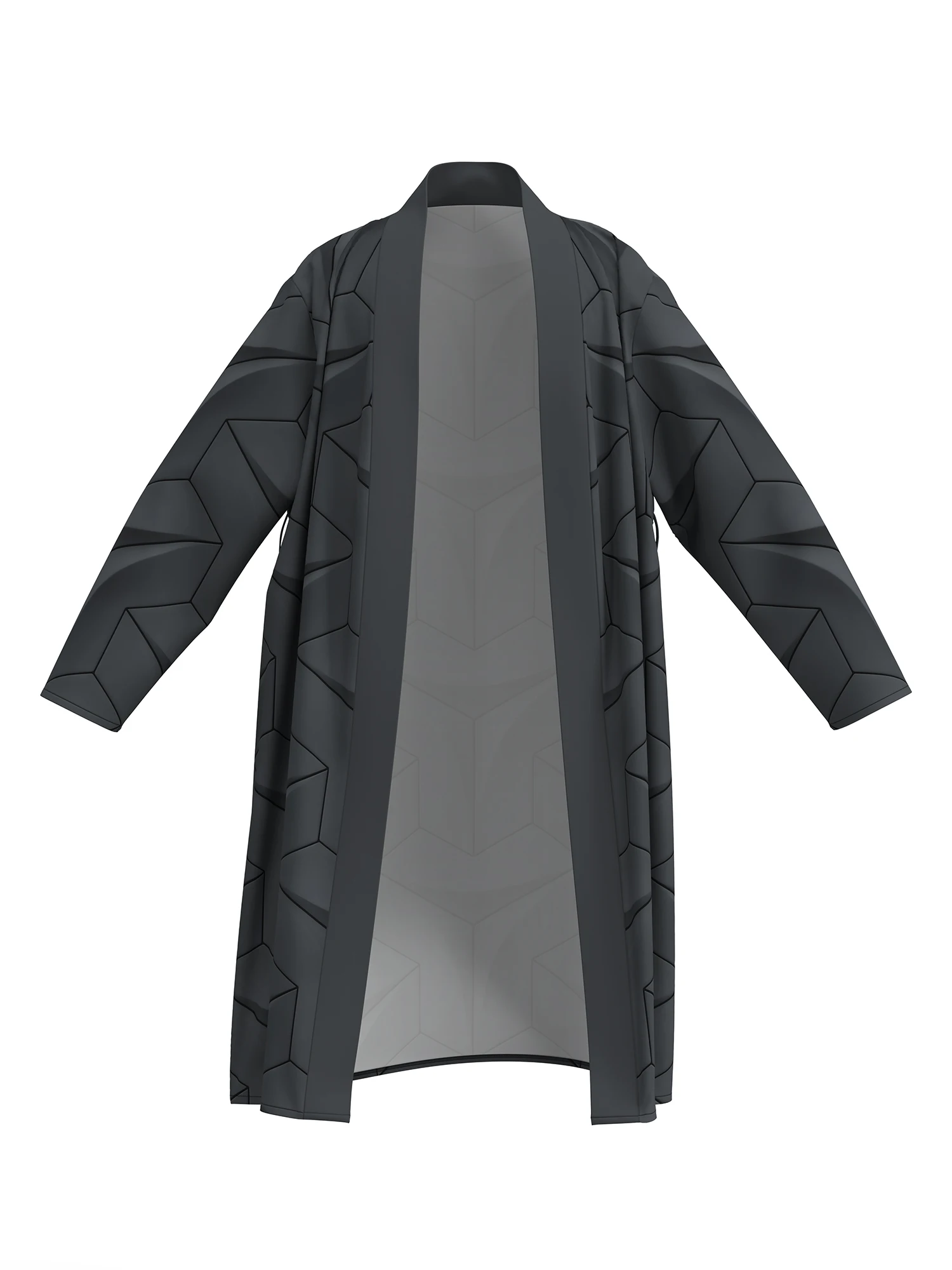 

Men's lightweight quick-drying pajama bathrobe - 3D digital printing, non-fading design, stand-up collar and adjustable waistban