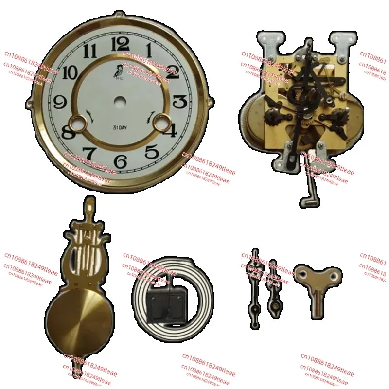 Vintage Mechanical Clock Accessories Retro Mechanical Wall Clock DIY Hand-assembled Clock Repair Parts